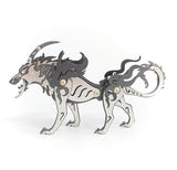 3D Metal Puzzle Siberian Plains Wolf Model Kit