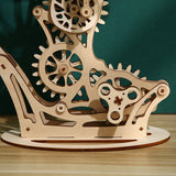 3D Wooden DIY Mechanical Puzzle Butterfly Model Christmas Gift