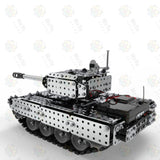 952Pcs DIY 3D Assembly Metal RC Tank Military Model Kit Toy