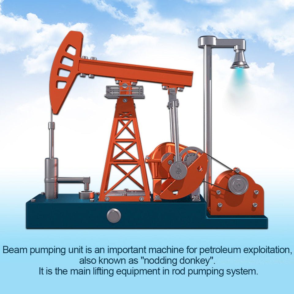 Build a Pumpjack That Works 3D Pumping Unit Model Building Kit 219PCS
