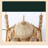 DIY Castle 3D Wooden Puzzle Creative Model Kit for Christmas Gifts