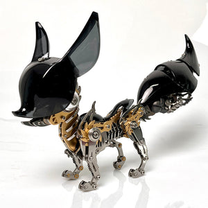 DIY Mechanical Fox Metal Puzzle Model Kit Adjustable Animal Series