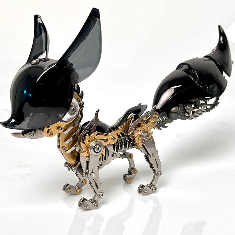 DIY Mechanical Fox Metal Puzzle Model Kit Adjustable Animal Series