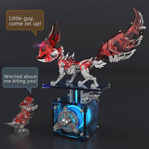 DIY Mechanical Fox Metal Puzzle Model Kit Adjustable Animal Series