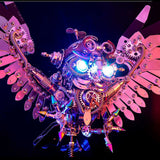 Owl Steampunk 3D Metal Puzzle Kit Animal Series for Adults