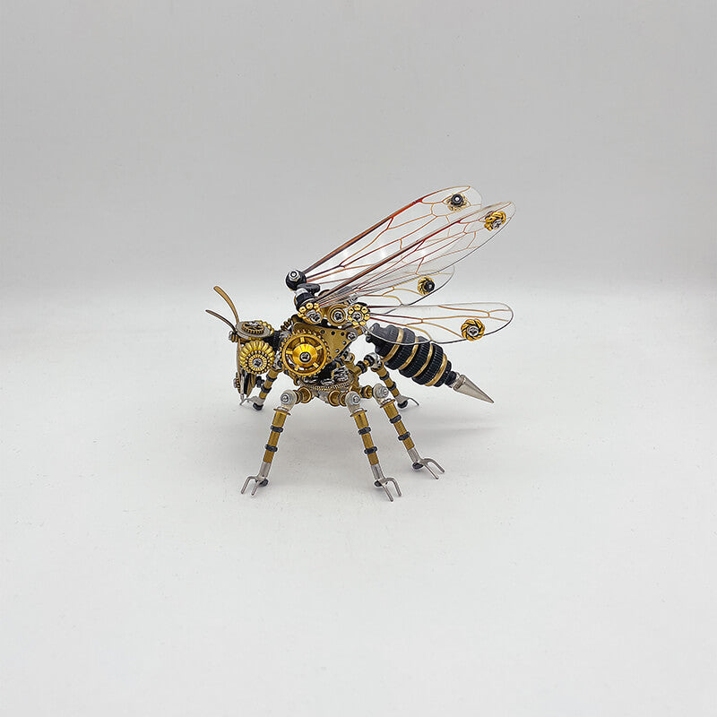 Steampunk 3D Metal Wasp Puzzle Model Kit for Adults