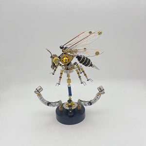 Steampunk 3D Metal Wasp Puzzle Model Kit for Adults