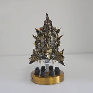 Steampunk Anglerfish 3D Metal Puzzle Model Kit with Base