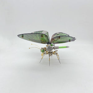 Steampunk butterfly Chilades pandava metal puzzle model kit for adults and kids