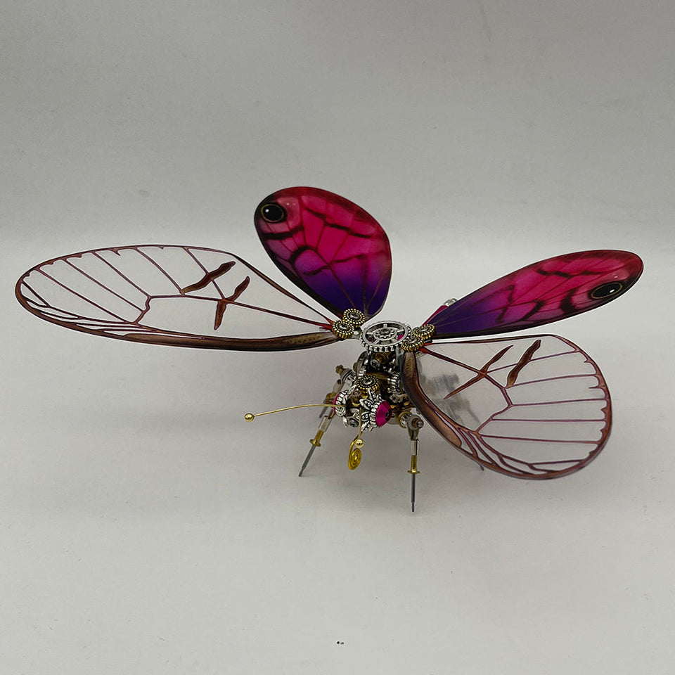 Steampunk butterfly Cithaerias pireta 200PCS metal puzzle model kit