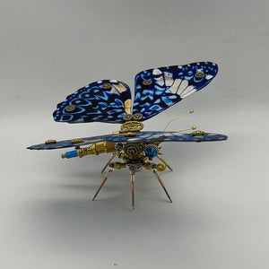 Steampunk butterfly Dichorragia nesimachus 200PCS metal puzzle model kit