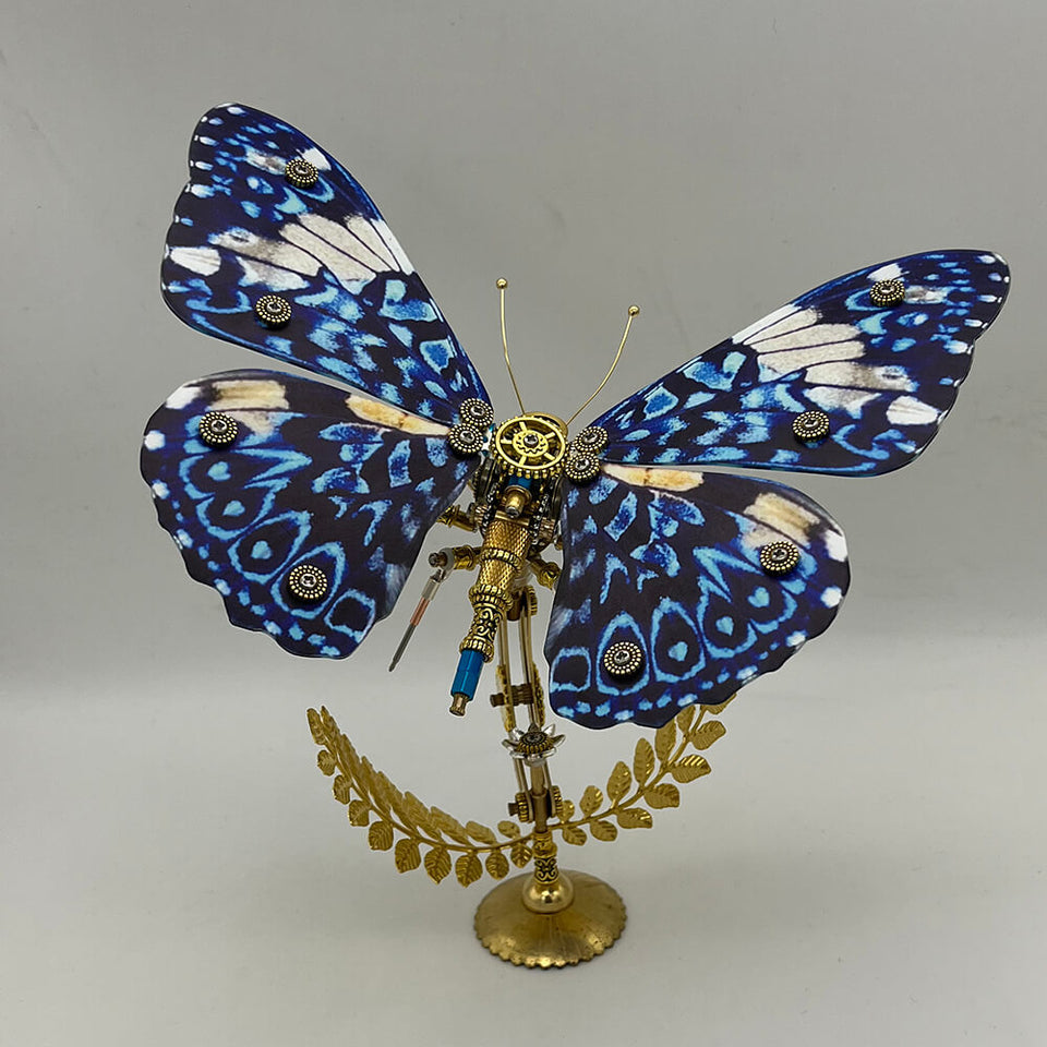 Steampunk butterfly Dichorragia nesimachus 200PCS metal puzzle model kit