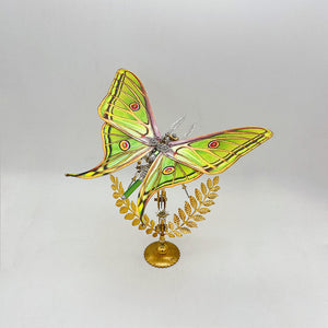 Steampunk butterfly Graellsia isabellae 3D metal puzzle model kit