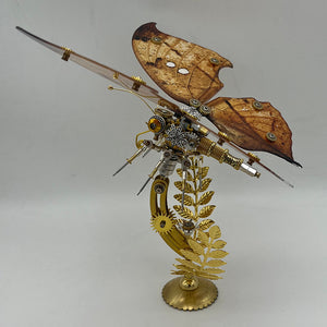 Steampunk butterfly Kallima inachus 200PCS 3D metal puzzle model kit