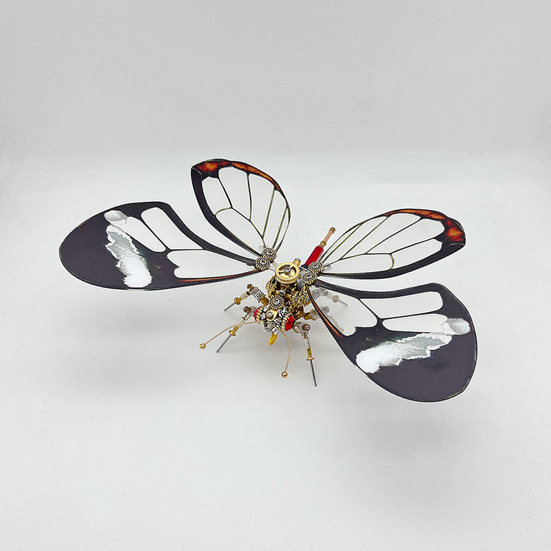 Steampunk Butterfly Lepidoptera Metal Puzzle Model Kit for Adults and Kids