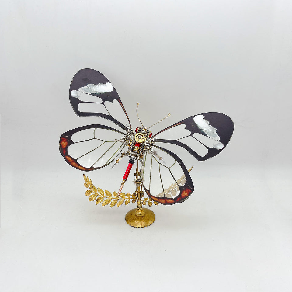 Steampunk Butterfly Lepidoptera Metal Puzzle Model Kit for Adults and Kids