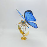 Steampunk Butterfly Morphidae 3D metal puzzle model kit for adult and kids