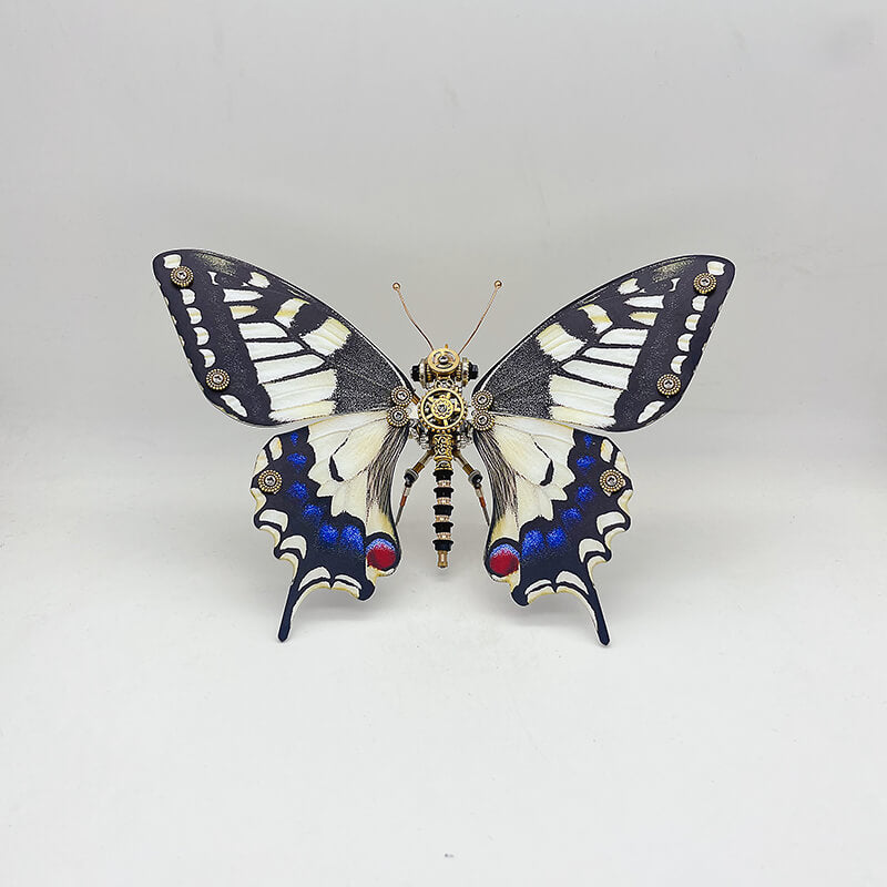 Steampunk butterfly (Papilio machaon) 3D metal puzzle model kit