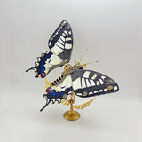 Steampunk butterfly (Papilio machaon) 3D metal puzzle model kit