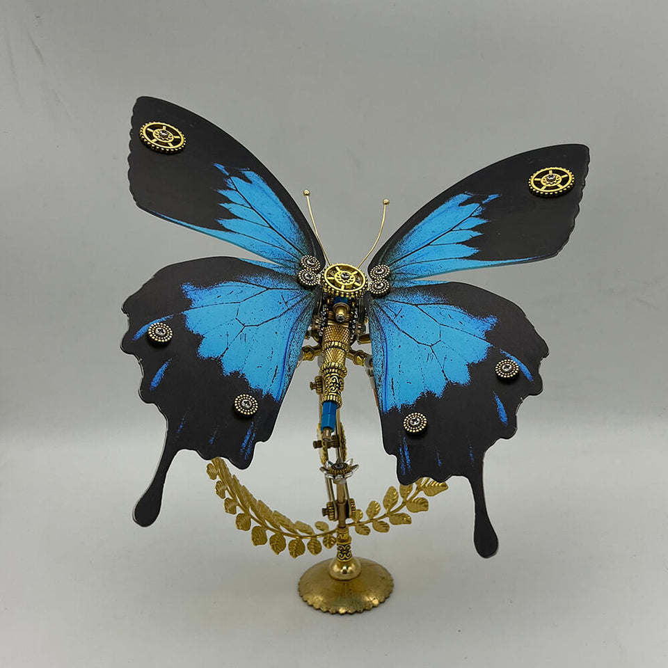 Steampunk butterfly papilio ulysses 200PCS metal puzzle model kit