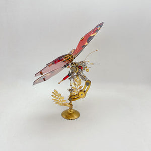 steampunk butterfly peacock nymph metal puzzle model kit for adults and kids