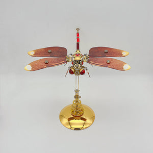 Steampunk dragonfly Neurothemis fulvia metal puzzle model kit