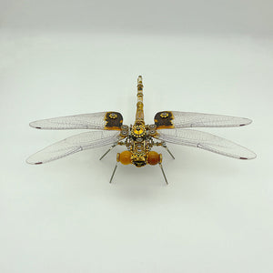 steampunk dragonfly oblique mole metal puzzle model kit