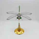 Steampunk Green winged dragonfly metal puzzle model kit