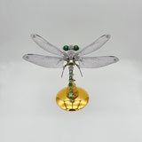 Steampunk Green winged dragonfly metal puzzle model kit