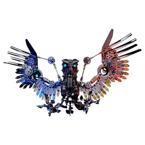 Steampunk Gyrfalcon 1800PCS Metal  Puzzle Model Kit Eagle Series