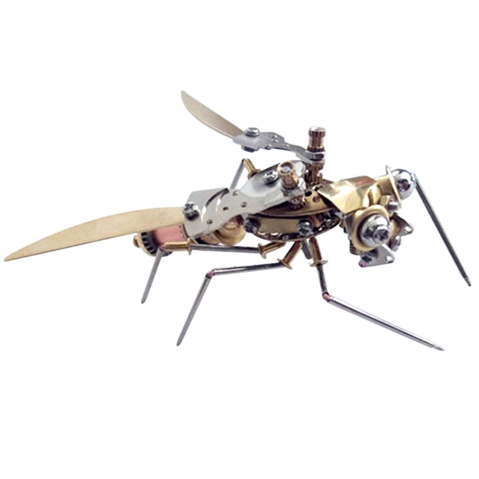 Steampunk Metal Mechanical Little Wasp Spider Insects Model Crafts Collection