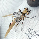 Steampunk Metal Mechanical Little Wasp Spider Insects Model Crafts Collection