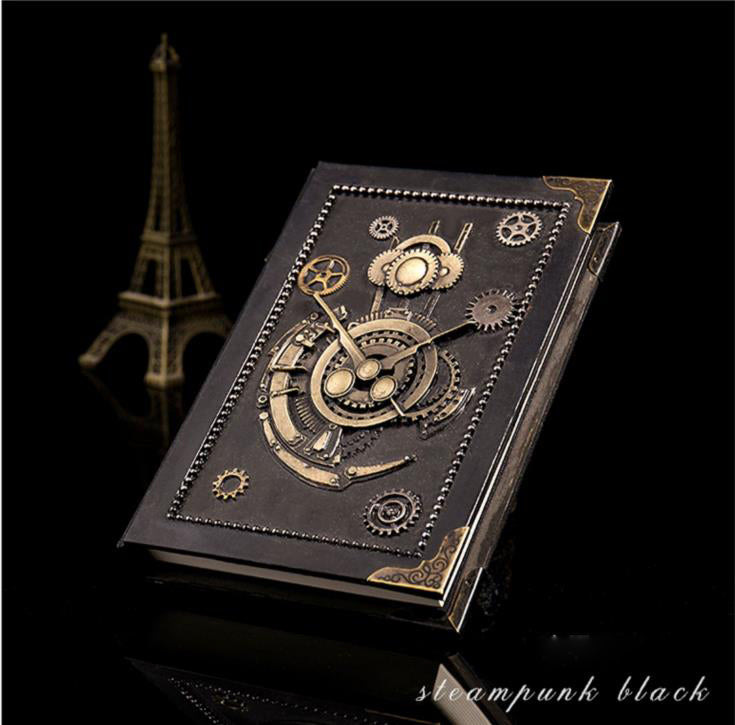 Steampunk Notebook Hardcover Notebook with Gift Box