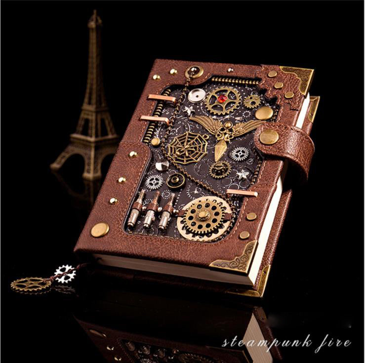 Steampunk Notebook Hardcover Notebook with Gift Box