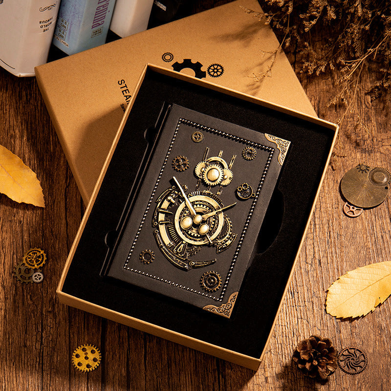 Steampunk Notebook Hardcover Notebook with Gift Box