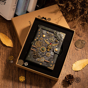 Steampunk Notebook Hardcover Notebook with Gift Box