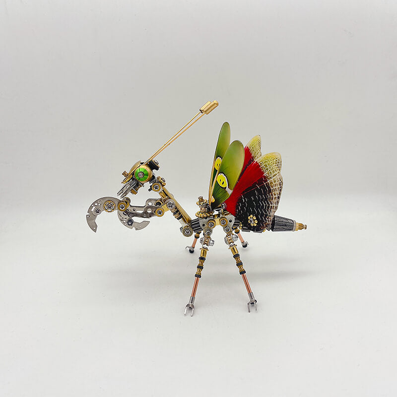 Steampunk Praying Mantis Metal Puzzle Model 350PCS Kit