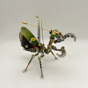 Steampunk Praying Mantis Metal Puzzle Model 350PCS Kit