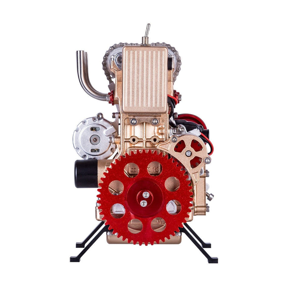 Teching 3D Assembly Adult 300+pcs Car Engine Model Toys Mini Inline 4 cylinders Engine Education