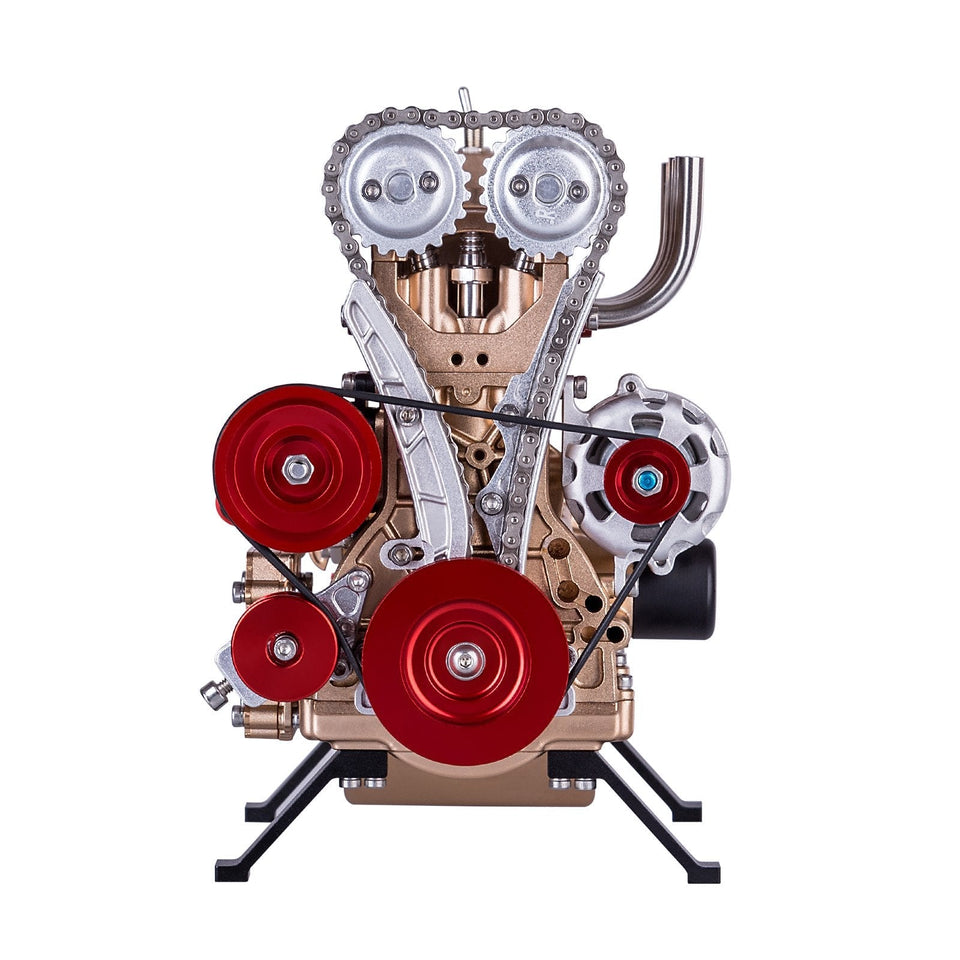 Teching 3D Assembly Adult 300+pcs Car Engine Model Toys Mini Inline 4 cylinders Engine Education