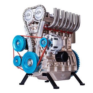 Teching 3D Assembly Adult 300+pcs Car Engine Model Toys Mini Inline 4 cylinders Engine Education