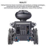 TECHING DIY Mechanical Bluetooth Speaker RC Tracked Robot Metal Model Kit