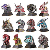 Top 12 3D Metal Puzzle Animal Head Model DIY Gift