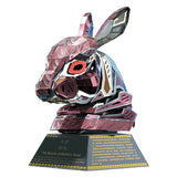 Top 12 3D Metal Puzzle Animal Head Model DIY Gift