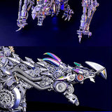 Western Dragon Cyberpunk Metal Puzzle Model Kit 1300 PCS for Adults