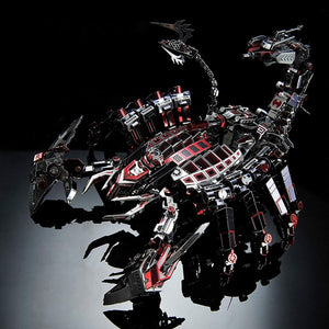 3D Metal Mechanical Red Devils Scorpion  Model Kits DIY Art Craft Gift