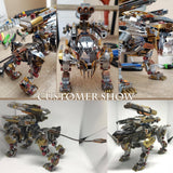 3D Metal Mechanical  Roaring LionModel Kits DIY Art Craft