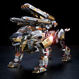 3D Metal Mechanical  Roaring LionModel Kits DIY Art Craft