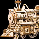 Wooden Model Mechanical Locomotive