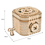Wooden Model Treasure Box